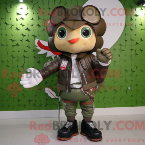 Olive Cupid Maskottchen...