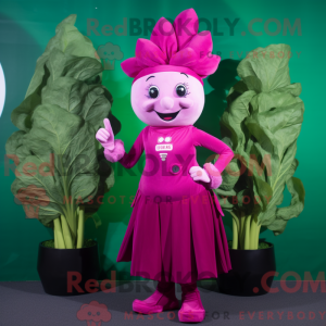 Postava maskota Magenta...
