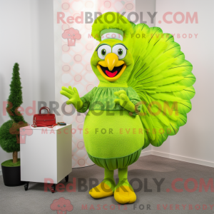 Disfraz de mascota pavo...