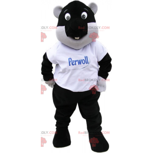 Svart bever maskot - Redbrokoly.com