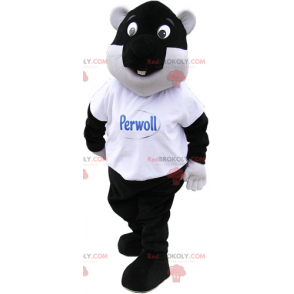 Black beaver mascot - Redbrokoly.com