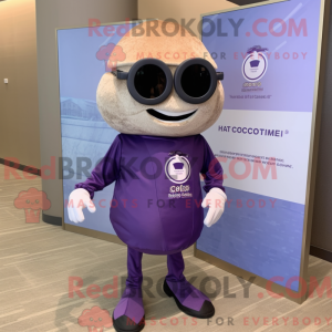 Disfraz de mascota Purple...
