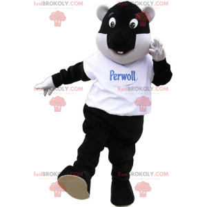 Mascotte del castoro nero - Redbrokoly.com