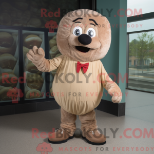 Tan Meatballs maskot...