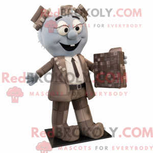 Grey Chocolate Bars maskot...