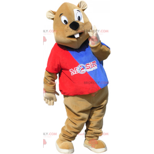 Beaver maskot supporter - Redbrokoly.com