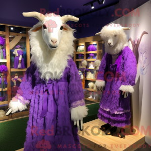 Lilla Angora Goat maskot...