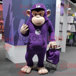 Lilla chimpanse maskot...