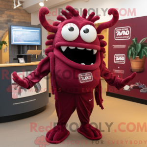 Máscara Maroon Medusa com...