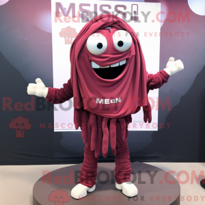 Máscara Maroon Medusa com...
