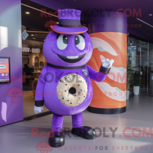 Disfraz de mascota Purple...
