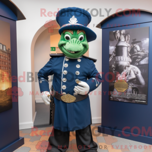 Navy Irish Castle mascotte...