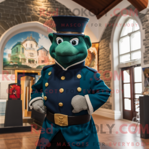 Navy Irish Castle mascotte...