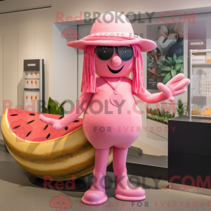 Pink Squash Maskottchen...