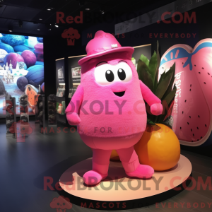 Pink Squash maskot kostume...