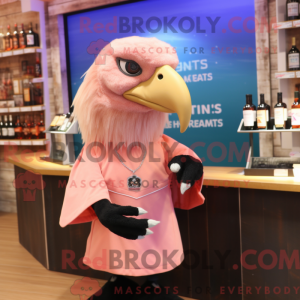 Peach Bald Eagle mascotte...