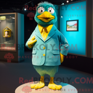 Postava maskota Teal Canary...