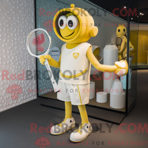 Gouden tennisracket...