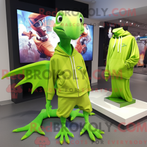 Limegrønn...