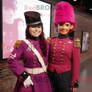 Magenta Civil War Soldier...