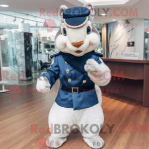 Navy Squirrel maskot...