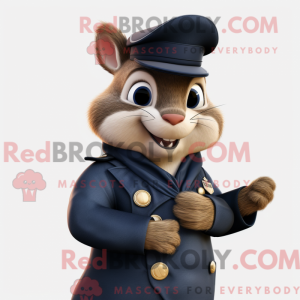 Navy Squirrel maskot...