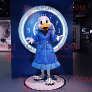 Blue Goose mascottekostuum...