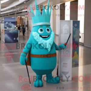 Turquoise King mascot...