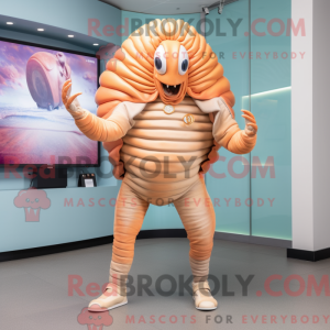 Peach Trilobite maskot...