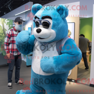 Figura de máscara de urso...