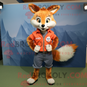 Fox maskot kostyme karakter...