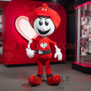 Red Heart maskot kostume...