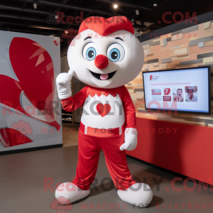 Red Heart-mascottekostuum...