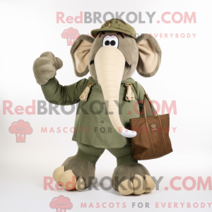 Olive Mammoth maskot...