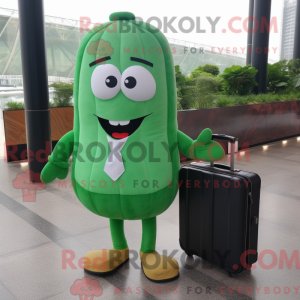 Zucchini mascot costume...