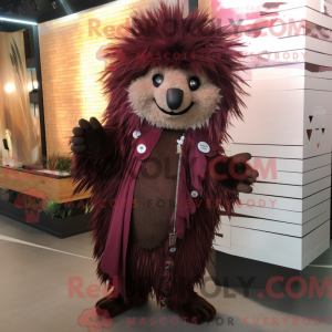 Personaggio mascotte Maroon...