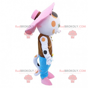 Cat maskot cowboy outfit - Redbrokoly.com