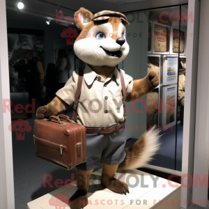 Costume mascotte de martre...