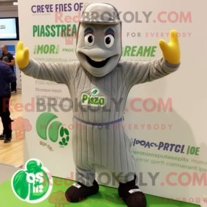 Gray Pesto Pasta mascot...