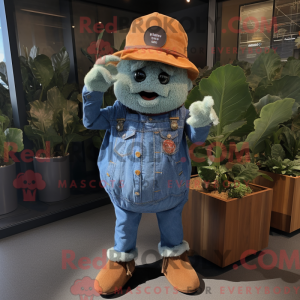 Rust blomkål maskot kostume...