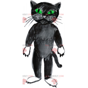 Mascotte del gatto nero - Redbrokoly.com