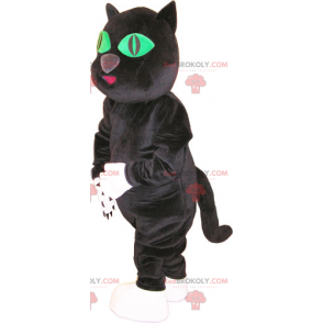Zwarte kat mascotte - Redbrokoly.com