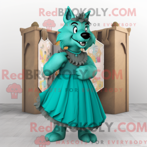 Disfraz de mascota de Teal...