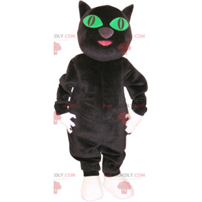 Mascotte de chat noir - Redbrokoly.com