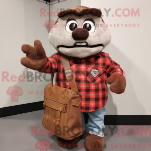 Brown Wrist Watch mascot...