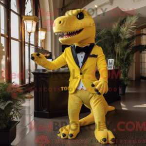 Gul T Rex máscara de...