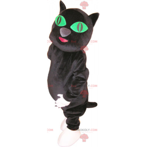 Mascotte de chat noir - Redbrokoly.com