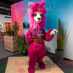Disfraz de mascota Magenta...