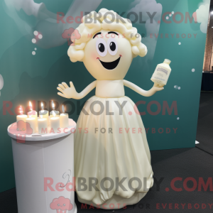 Cream Scented Candle mascot...