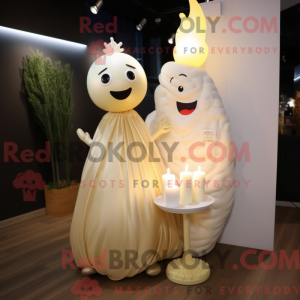 Cream Scented Candle mascot...